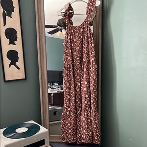 Rylee + Cru Abbie Tiered Maxi | Wild Floral Size Large